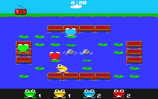 Frogs atari screenshot